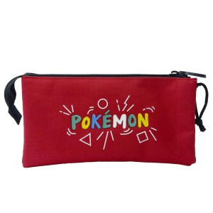 Pokemon Pikachu triple pencil case retro